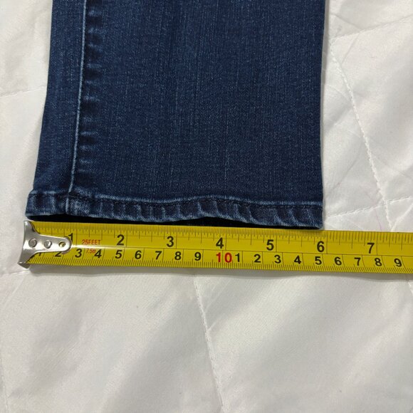 Chico’s Floral Print Ankle Jeans Size 1 (8/10) Dark Wash Stretch Denim‎ Women’s - Picture 13 of 13